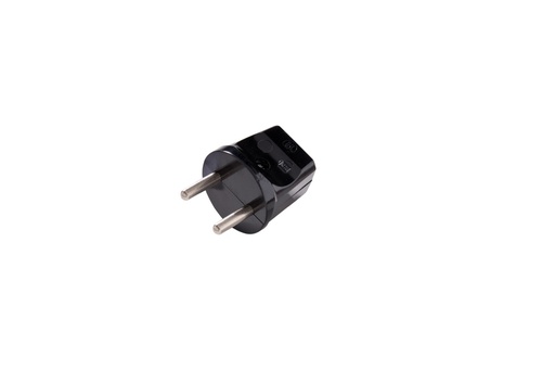 [E3QXB] Martin Kaiser 2P Stekker Zonder Aardingscontact 16 Amp Zwart - 613/sw