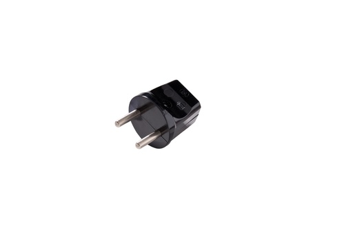 [E3QXB-X900] Martin Kaiser 2P Plug Without Earthing Contact 16 Amp Black - 613/sw [900 pieces]