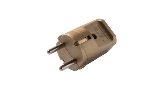 [E3QXD] Martin Kaiser MK Plug Gold Earthing Contact Black Sleeve - 519oT/go