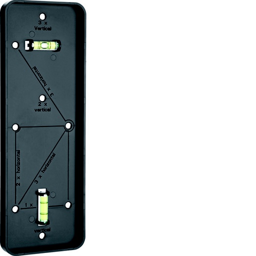 [E3S3V] Hager Berker W1 Drilling Template For 1 To 3 Gang - 19493505