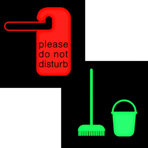 [E3SNA] Hager Berker Foil Square Bicolor Do Not Disturb/Room Cleaning LED Signal - 19058011
