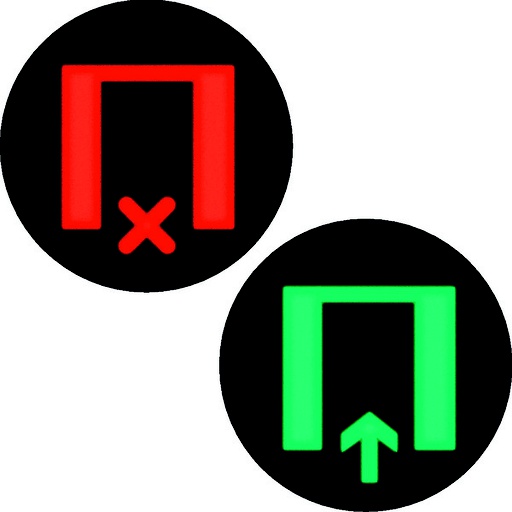 [E3SND] Bicolor Foil Round Wait/Free Signage - 19058014