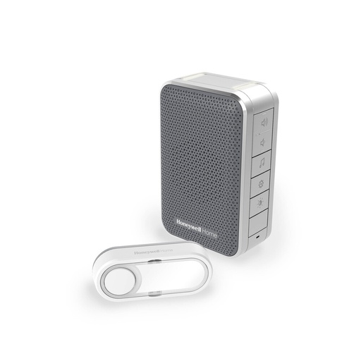 [E3SU5] Honeywell Wireless Doorbell Set With Volume Control Grey - DC313SG
