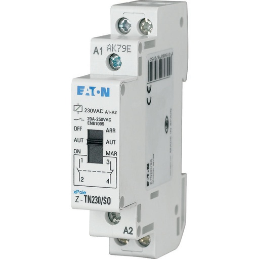 [E3DWK] Eaton voorschakelrelais 24VAC 50Hz 20A 3NO 1HP Z-TN24/3S - 267977