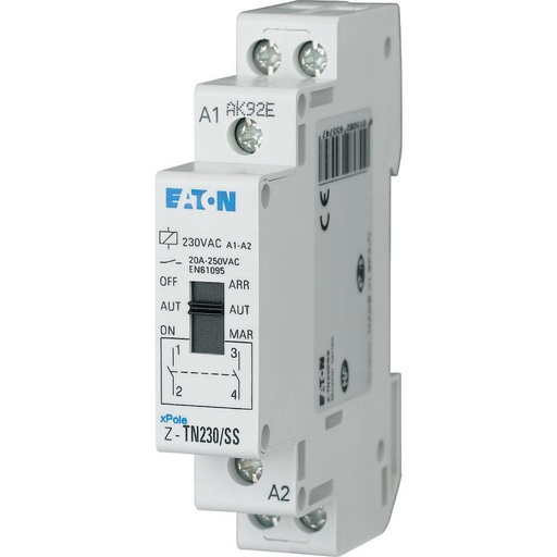 [E3DXQ] Eaton Relé de preselección 230V 50Hz 20A 2NO 1HP - 265574