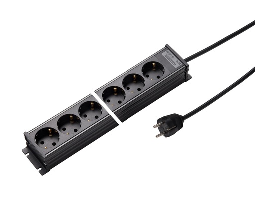 [E3GU6] Martin Kaiser 6-Way Right Angle Power Strip 1.5M Cable (European Socket) - 1102ZL6SW15