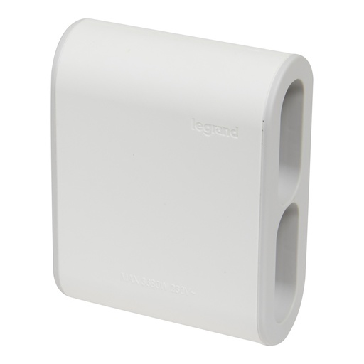 [E3HN3] Legrand Domino Outlet With Side Connection 4x2P 2.5A White-Grey - 694590