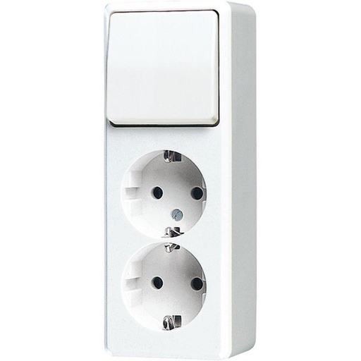 [E3K33] Jung Combination Switch AP600 A White With R/A - 626AWW