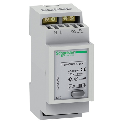 [E3K2V] Schneider Electric 400W Control Remoto Dimmer STD400VA RC/RL-DIN - CCTDD20001