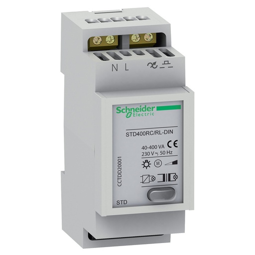 [E3K2V] Schneider Electric 400W Fernbedienungsdimmer STD400VA RC/RL-DIN - CCTDD20001