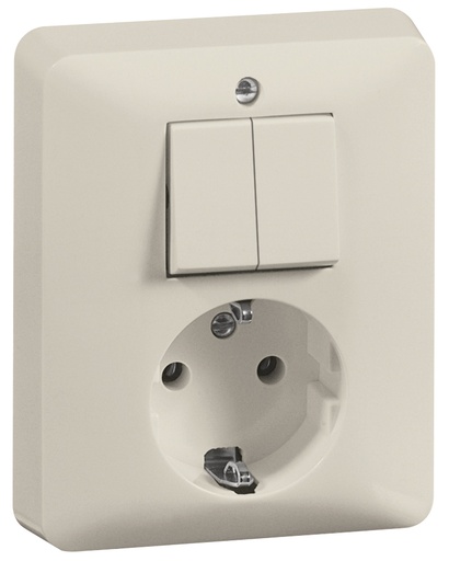 [E3MFJ] Peha Standard Combination Switch Socket Series Inbuilt White - 00246521