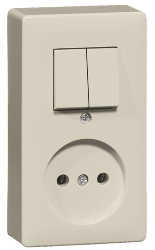 [E3MG5] Peha 1995 Series Switch Socket Combination Without Ground - 00274521