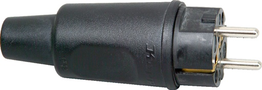 [E3MJ8] Kopp Gummi-Erdungsstecker mit IP44-Schutz für hohe Beanspruchung - 1790.1605.9