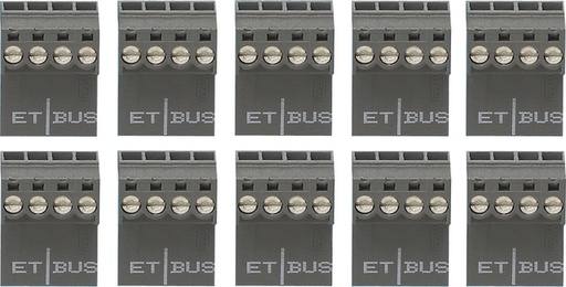 [E3MVW] Gira Set deurcommunicatie aansluitklemmen 10 stuks - 851800