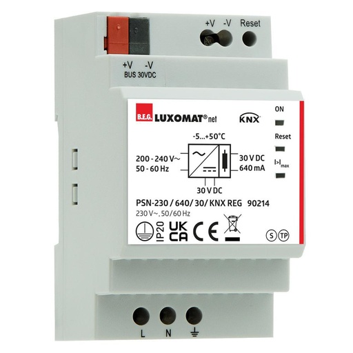 [E3MWG] BEG KNX Regulated Grey Power Supply PSN-230/640/30 - 90214