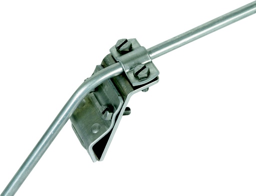 [E3P23-X2] Dehn Al Gutter Clamp 7-10mm With Two-Screw Cleat - 338001 [2 pieces]