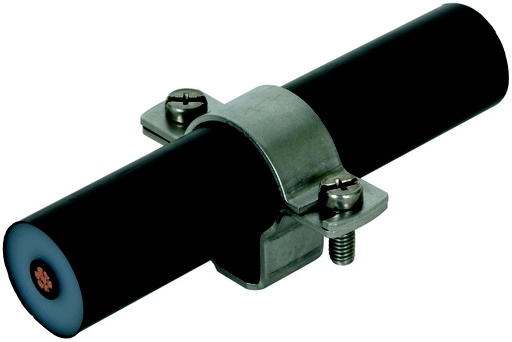 [E3PVZ] HVI Support de Conducteur d'Alimentation D 27-30mm Avec Filetage M8 StSt - 275240