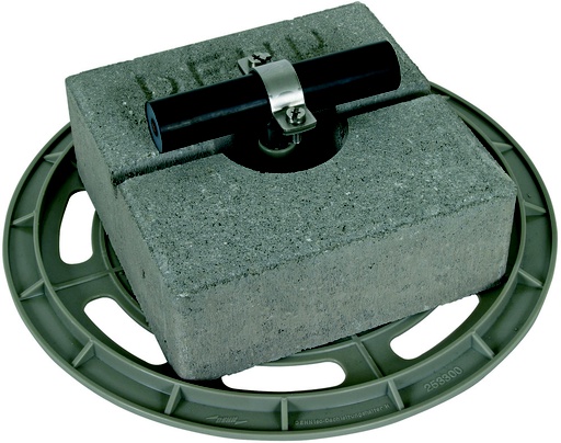 [E3PW4] Dehn Roof Condition Holder With Base Plate And Concrete Block - 253333