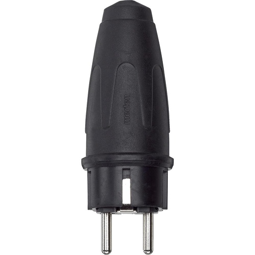 [E3PXB] Schneider Rubber Plug With Grounding Black - 122151