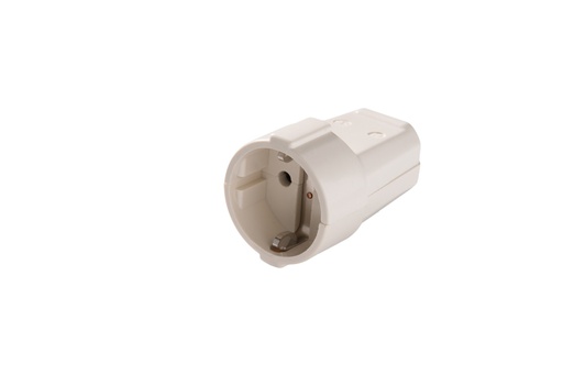 [E3R64-X125] Martin Kaiser 634 Coupling Socket Earthing Contact White - 634/ws [125 pieces]