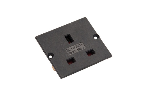[E3RCJ-X100] Martin Kaiser Flush-Fitting Socket Type G IP20 Black - 495/sw [100 pieces]