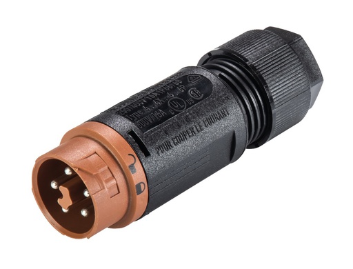 [E3RXD] Wieland RST MINI Connecteur 16A Vis Mâle - 46.052.4550.4