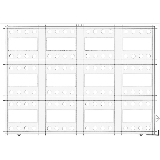 [E3RXY] Bticino MyHome A5 Cover Frame Horizontal White IP20 - BT3542