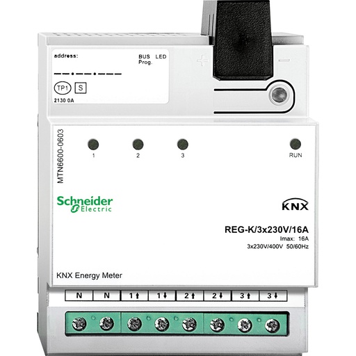 [E3RY4] Schneider Electric KNX Energy Meter REG-K 3x230V 16A - MTN6600-0603