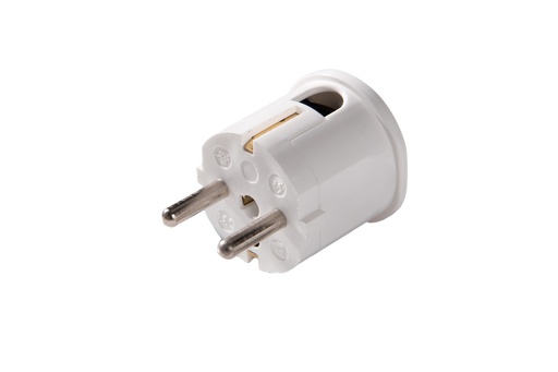 [E3HQH] Martin Kaiser MK Plug Side Cable Entry Earthing Contact System Arctic White - 533/KWS