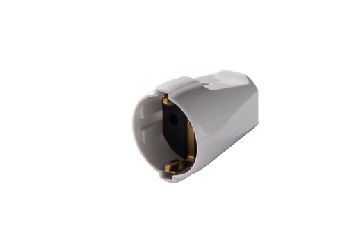 [E3JWZ] Martin Kaiser Arctic White Coupling Socket With Earth Contact And Shutter - 544KOT/KWS