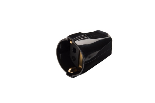 [E3R3V-X5] Martin Kaiser Black Coupling Socket With Earthing Contact - 544oT/sw [5 pieces]