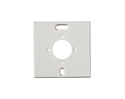[E3QYF] Martin Kaiser Placa de Montaje Simple Cuadrada Crema Blanco - 826T/WS