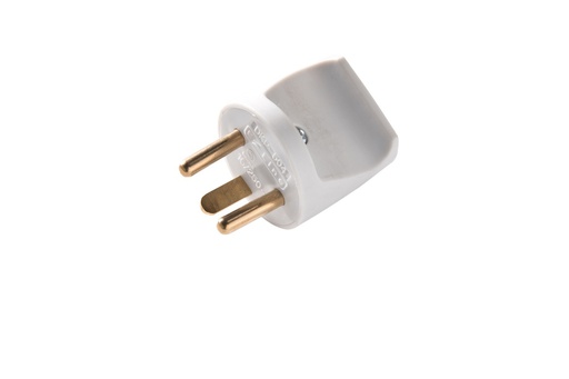 [E3QY7] Martin Kaiser 16 Amp Danish Plug With Earthing Contact Grey - 853/gr
