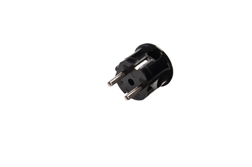 [E3QYJ] Martin Kaiser Plug With Earthing Contact Side Cable Entry Black - 617/sw