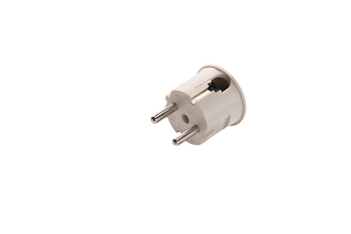 [E3QZ4] Martin Kaiser 3P Grounded Plug - Side Cable Entry - White - 617/ws