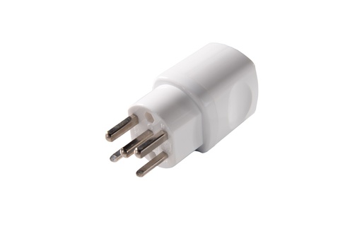 [E3QYQ] Martin Kaiser Enchufe Suizo de 5 polos Tipo 25/16 Amp Blanco Ártico - 547/kws