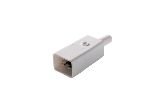 [E3QYX] Martin Kaiser C20 Appliance Plug With Earthing Contact Arctic White - 765/KWS