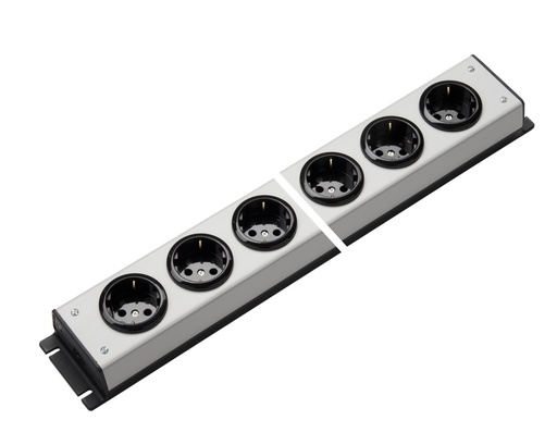 [E3QZJ] Martin Kaiser Power Outlet Strip 10-Way Earth Contact No Switch (European Socket) - 1057/10l-sw