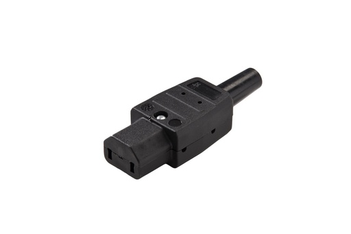 [E3R4D] Martin Kaiser IEC apparaatcontactdoos C17 70 graden 10A gedemonteerd - 795/sw