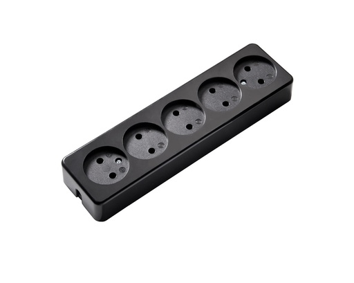 [E3R3K] Martin Kaiser 5-Way Unearthed Socket Combination 16A Black (European Socket) - 512/sw