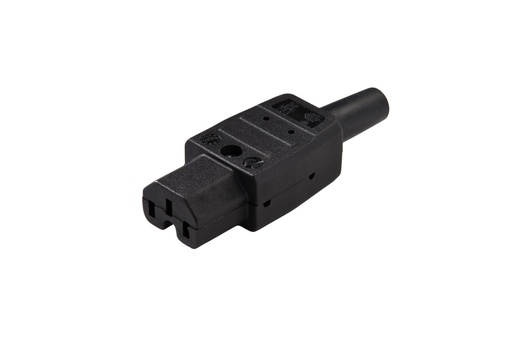 [E3R44] Martin Kaiser 10A MK IEC C15 Appliance Socket Black Earthing Contact - 783/sw