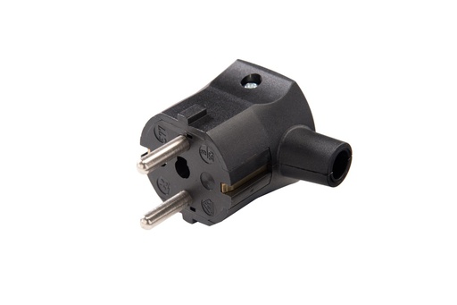 [E3R3T] Martin Kaiser MK Plug Sistemas de contacto de puesta a tierra Entrada de cable lateral Negro - 577mgT/sw