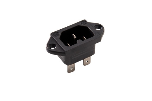[E3R6J] Martin Kaiser Hot Vertical Mount Appliance Plug C16 780 schwarz - 780/48/SW