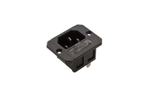 [E3R5X] Martin Kaiser C14 Inlet Plug Earthing Fuse Terminal 70 Degrees - 750/48/sw