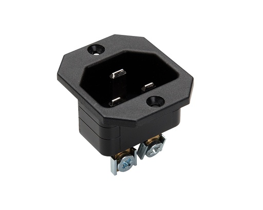 [E3R6N] Martin Kaiser MK IEC Eingangsflansch Gerätestecker C22 16A - 837/sw