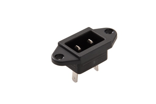 [E3R6P] Martin Kaiser Enchufe IEC C10 70 Grados 6 Amp Negro - 743/48/sw