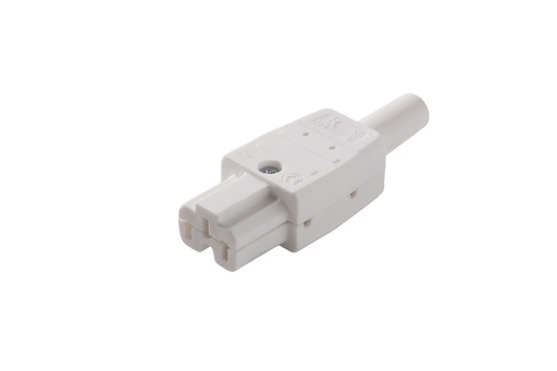 [E3R6C] Martin Kaiser MK IEC C15A 155 graden apparaatcontactdoos 10A Arctic White - 789/KWS