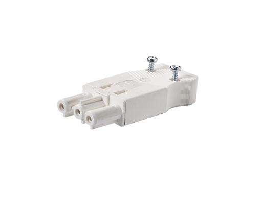 [E3R6R] Martin Kaiser AC166 3-polige 16 Ampere 250V Einbausteckdose - 1161/ws
