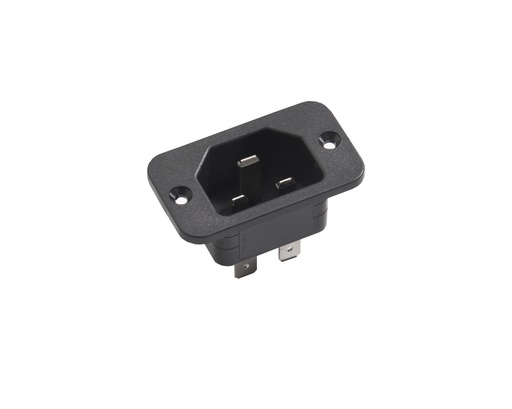 [E3R74] Martin Kaiser MK IEC-Eingangsstecker C22 mit Schutzkontakt - 836/63/sw