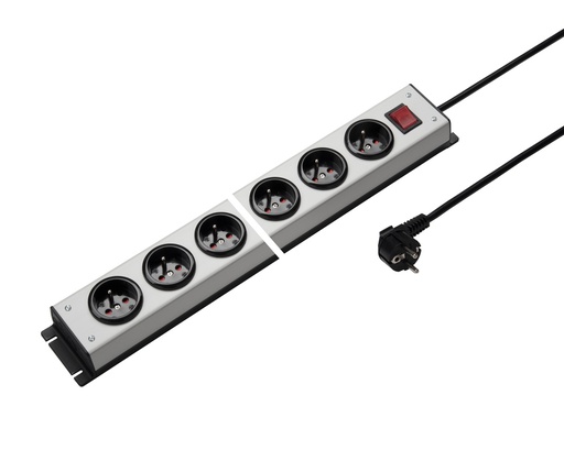 [E3R7F] Martin Kaiser Power Strip 12-Way 90 Degree Earthing Pin With Switch (Prise européenne) - 1016KZL12L-SW15